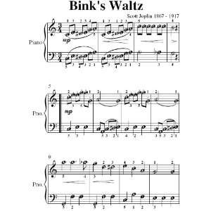  Binks Waltz Scott Joplin Easy Piano Sheet Music Scott 