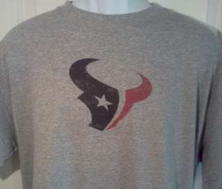 Houston TEXANS Throwback Style Logo NFL T Shirt XXL  