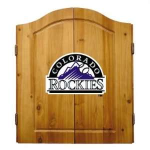  Colorado Rockies MLB Dart Cabinet and Dartboard Set by 