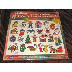  55 Holiday Trends 2 Sided Wooden Christmas Ornaments