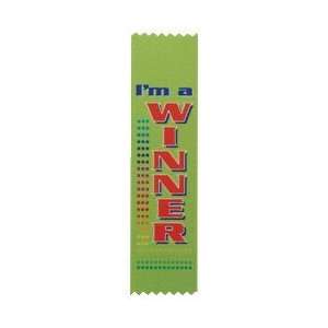    Victory Ribbons   2X8 Iâ€™m a Winner Ribbon Electronics