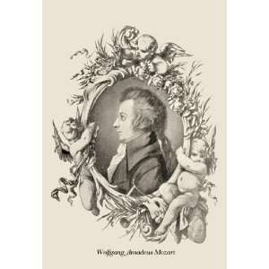 Wolfgang Amadeus Mozart 20x30 poster 