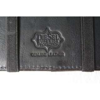 Diesel Leather Jem Boss new Mezza Wallet Black BNWT 100% Authentic 