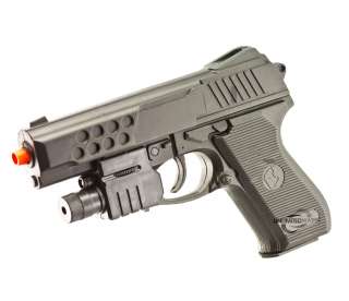   AIRSOFT SPRING PISTOL LASER LIGHT GUN HAND 5 7 w/ 6mm BBs BB  