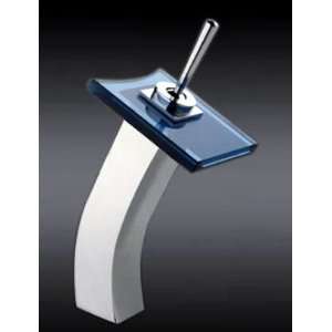   Waterfall Sink & Bath Faucet (Bend Style, Blue, Model 6400 05) Home