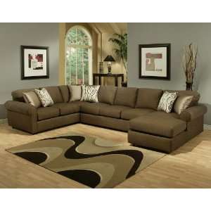  3pc Traditional Modern Sectional Fabric Sofa Set, BN MAN 