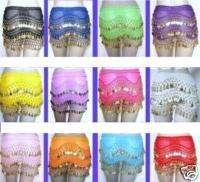 12 BELLY DANCING HIP SCARF SKIRT WRAP WHOLESALE LOT  