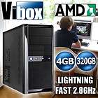   AMD DESKTOP 4GB RAM 320GB HD FAST HOME / OFFICE PC CHEAP COMPUTER
