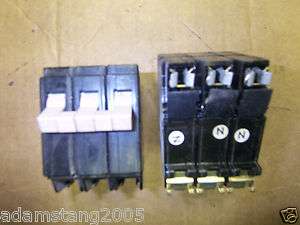 Cutler Hammer CH CH340 3 pole 40 amp Circuit metal Breaker old style 
