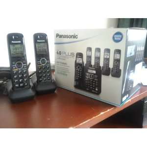  Panasonic KX TG6641B DECT 6.0 Cordless Phone with Anwering 