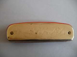 VINTAGE HARMONICA MOUTH ORGAN MELODIA in C KANKAN 60s  