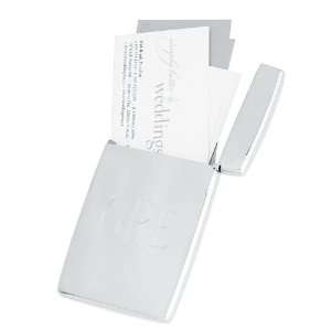   Finish Stainless Steel Flip Top Business Card Case