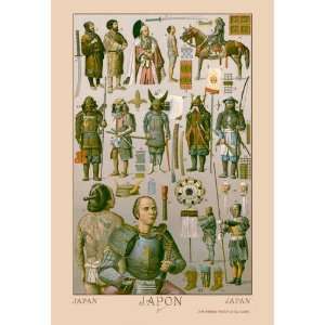    Japan   Ainos Military Costume 20x30 poster