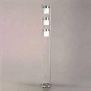 Contemporary Floor Lamp with 3 rotating lights New 65H  