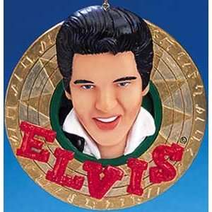 Elvis Presley Ornament Round Record 