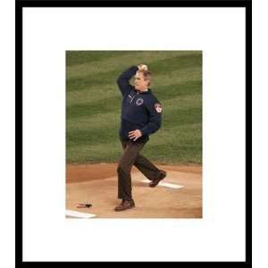 President George W. Bush   First Pitch 2001 World Series Game 3, Pre 