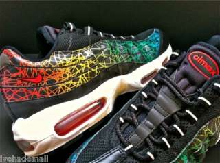 The classic Air Max 95 in a Premium edition. Features a black and 