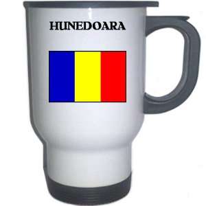  Romania   HUNEDOARA White Stainless Steel Mug 