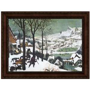  The Hunters in the Snow, 1565, Canvas Replica Painting 