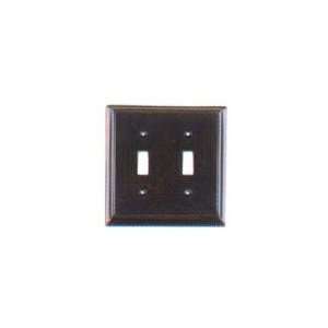  ANT COPPER DBL SWITCH PLATE