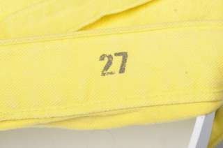 CREW Yellow Stretch Cotton Matchstick Crop Jeans 27  