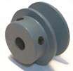   Maska 2.25 In. OD 1/2 In. Bore Cast Iron 1 Groove B Belt Pulley  