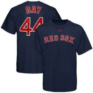 Majestic Boston Red Sox #44 Jason Bay Youth Navy Blue Player T shirt 