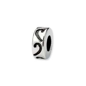   and Spacer Charm in Silver for Pandora and most 3mm bracelets Jewelry
