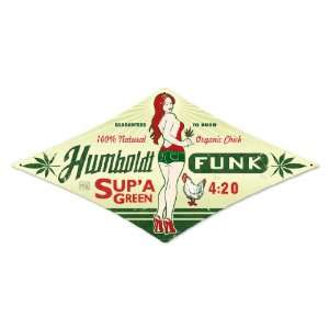  Humboldt Funk Diamond Metal Sign