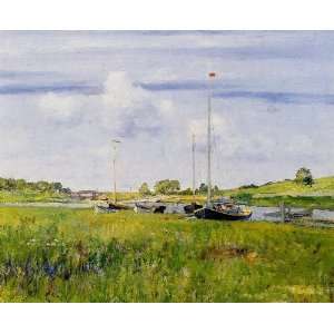   Merritt Chase   32 x 26 inches   At the Boat Landing