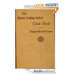 Boston Cooking School Cook Book Fannie Merritt Farmer  