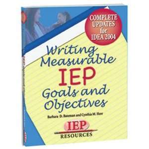  Iep Resources Writing Measurable IEP Goals & Objectives 