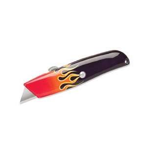  imageworks Retractable Utility Knife   Flame   24 Piece 