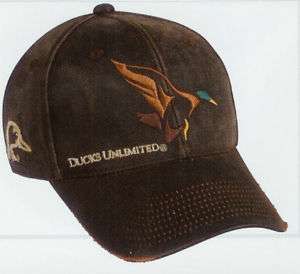 DUCKS UNLIMITED Stylized Mallard Duck Hunting Hat Cap  