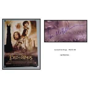  Ian Mckellan Autographed/Hand Signed Lord Of The Rings 