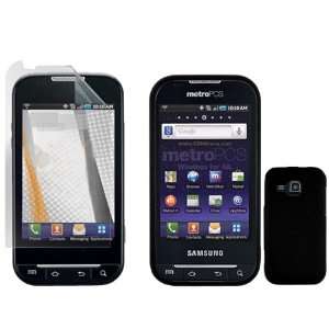 iNcido Brand Samsung Galaxy Indulge R910 Combo Rubber Black Protective 