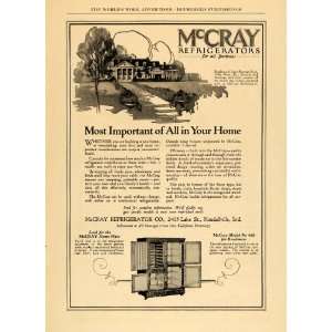  1924 Ad McCray Residence Refrigerator Model No. 460 