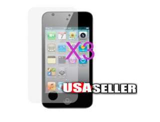 3x Clear Screen Protector for Apple iPod Touch 4 4G  