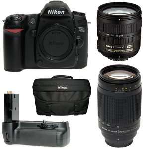   MB D80 Battery Grip + Nikon SLR System Case (Camera & Lenses