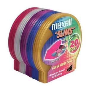  190073 MAXELL CD/DVD CLAMSHELL 20/PACK