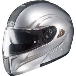  HJC IS MAX BT Full Face Helmet   Multi Silver   Medium 