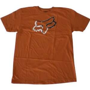 Fox Racing Ink Covered Mens Short Sleeve Racewear T Shirt/Tee   Burnt 