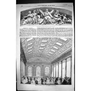  1859 Bas relief Interio Masonic Hall Lodge Edinburgh 