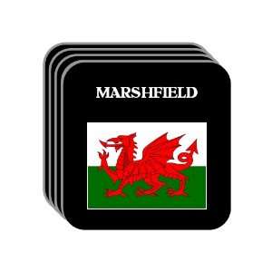  Wales   MARSHFIELD Set of 4 Mini Mousepad Coasters 