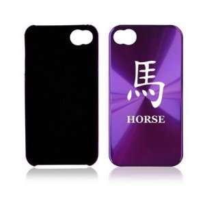 Apple iPhone 4 4S 4G Purple A792 Aluminum Hard Back Case Cover Chinese 