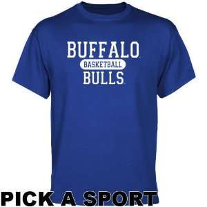  Buffalo Bulls Custom Sport T shirt   Royal Blue Sports 