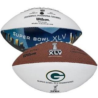 Wilson Green Bay Packers Super Bowl XLV Champions White Mini Autograph 