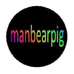  MANBEARPIG 1.25 Magnet (Man Bear Pig) 