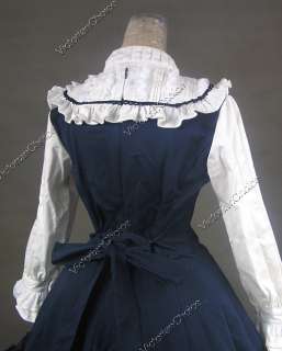 Lolita Gothic Fairy Victorian Cotton Knee length Dress SD001 M  