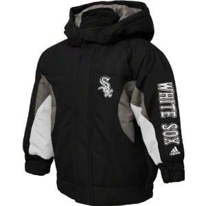  Chicago White Sox Toddler adidas Black Midweight Hooded 